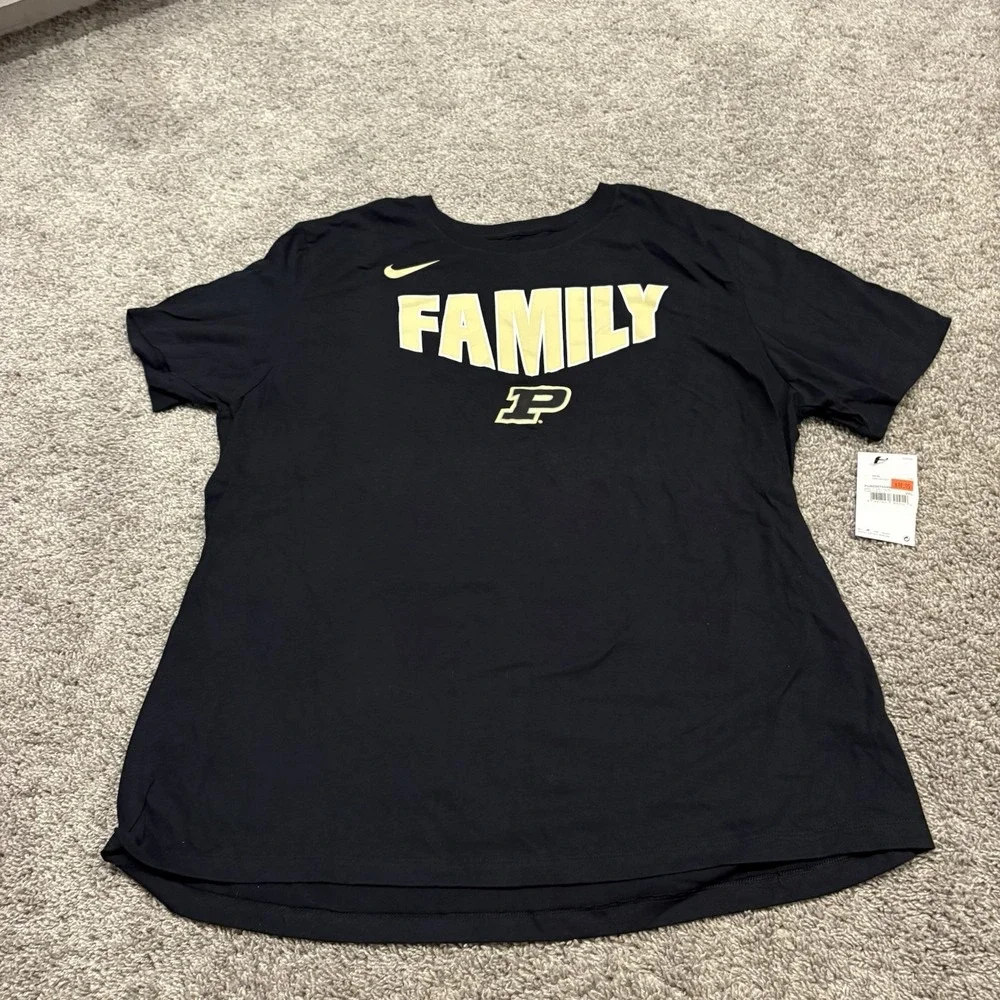 NEW The Nike Tee Purdue University 